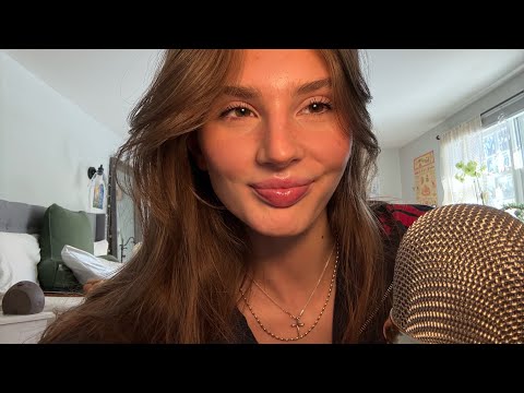 ASMR clean girl make up/ skincare routine 