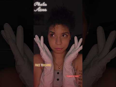 ASMR ◇ I touch your face with white gloves 🤍
