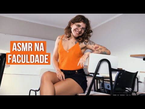 ASMR NA FACULDADE || POV: Você é aluna nova 📚 Atenção pessoal, tapping, voz suave, etc