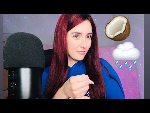 ASMR|| Coconut Rain Trigger 🥥🌧️ (Mouth Sounds)