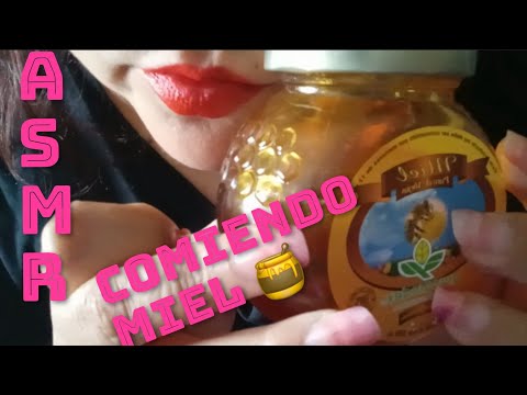 ASMR - COMIENDO MIEL 🍯  / Eating Sounds  | Mouth sounds  😛 Asmr En Español