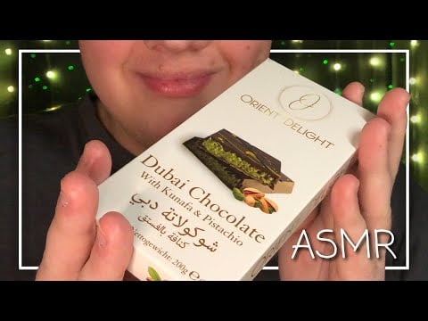 ASMR Pistachio Dubai Chocolate Taste Test! 🤤🤢 (Deutsch/German)