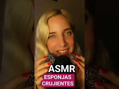 ASMR ESPONJAS CRUJIENTES #asmr #asmrrelajante #asmrrelax #asmrdormir #asmrespañol #asmresponjas
