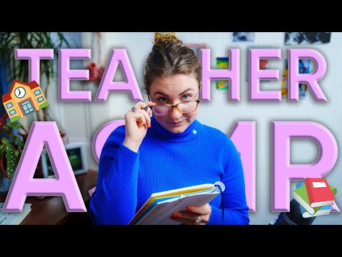 ❂ASMR❂ Study Encouragment🏫Teacher ASMR RolePlay ✨