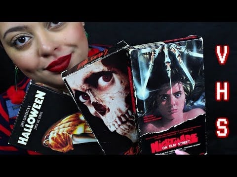 ASMR| Horror Movie Collection - VHS Edition (Part 1)