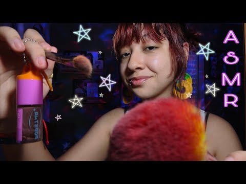 ASMR Maquiagem de 1 REAL em Você ~ Relaxa que você vai amar 💕