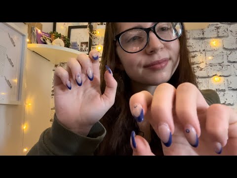 ASMR - Face Tapping + Scratching for Sleep 💤 (No Talking)