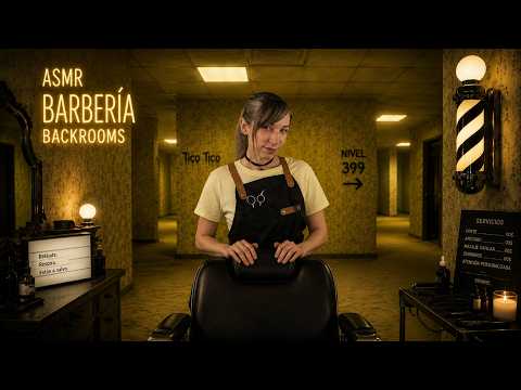 💈ASMR Barbería de las Backrooms | Mientras Te Afeito...olvidas la Salida