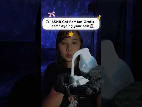 ASMR Cat rambut kamu dengan bubble 💆🏻‍♀️ dyeing your hair #asmr #hairstyle