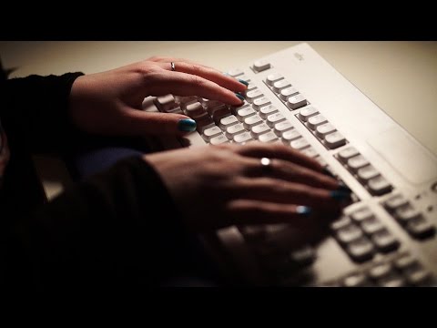 Binaural ASMR. Typing on a Keyboard (No Talking)