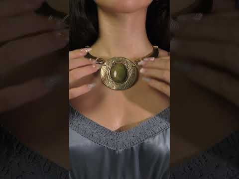 vintage jewelry💎silk dresses #vintage #asmr