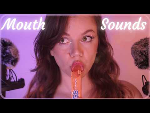 MOUTH SOUNDS asmr ✨️ Popsicle, Saliva, Kisses ~ EAR TO EAR ~ 2 hours