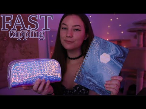 ASMR ♡ FAST Tapping for Maximum TINGLES w/ Echo (No talking)