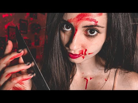 ASMR Asesina cuida de ti 🔪 Roleplay Halloween🩸