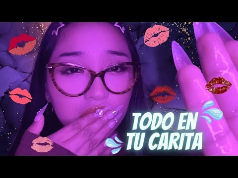 ASMR Para relajarte hasta dormir💤//SUSURROS, SPIT P@INTING, BE$0$✨