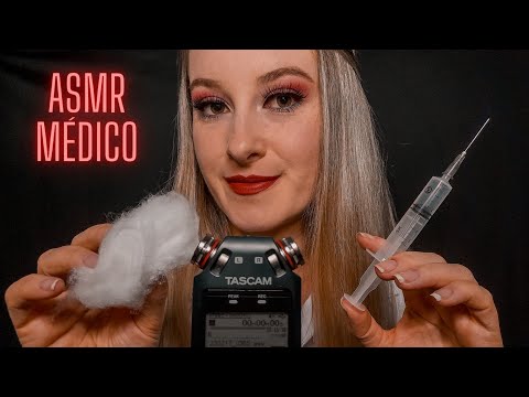 ASMR CIRURGIA NAS SUAS ORELHAS | Roleplay Médico | Sons intensos no Tascam | Medical Surgery