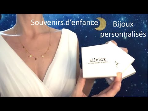 ASMR * Souvenirs d'enfance et 3 bijoux personnalisés * Silviax Personalized Jewelry