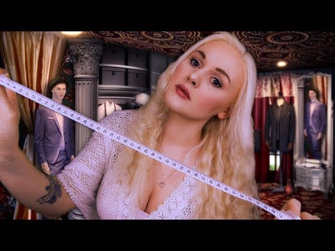 [ASMR] Men's Suit Fitting - Ear To Ear