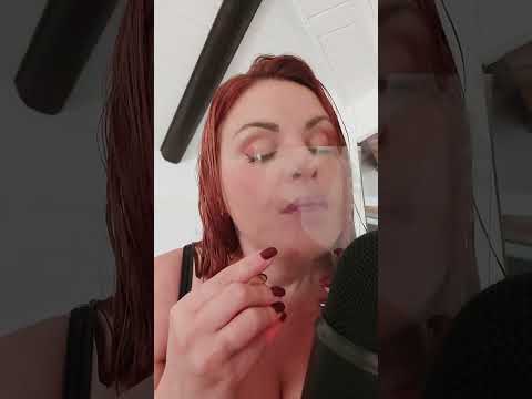 ASMR glass licking😛😋