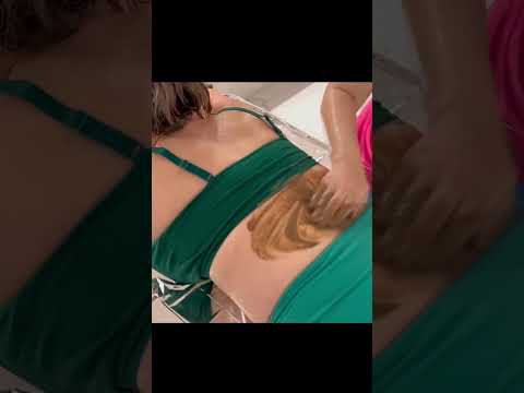 Body Polishing - Every Dead Skin Cell Scraped Away #relaxing #asmr #shorts #spa #shampoo