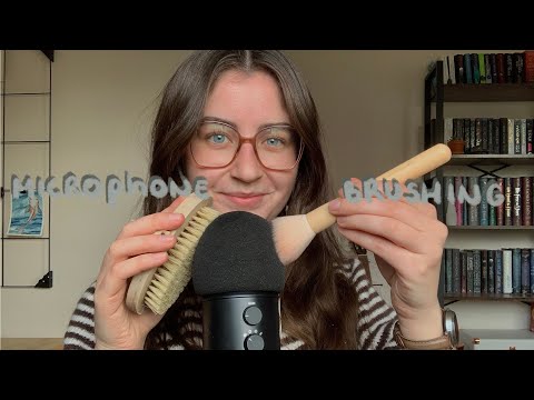 ASMR mic brushing