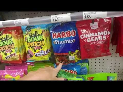 SouthernASMR Sounds 🍬 Target Candy Aisle Organization 🍬