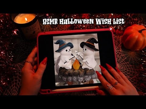 ASMR Halloween Wish List 2025 🎃