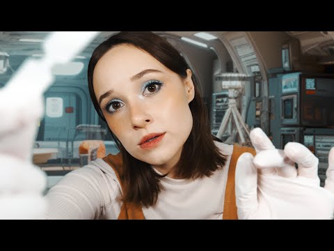 ASMR Space Colony Doctor Wound Care | Burns & Lacerations After an Accident