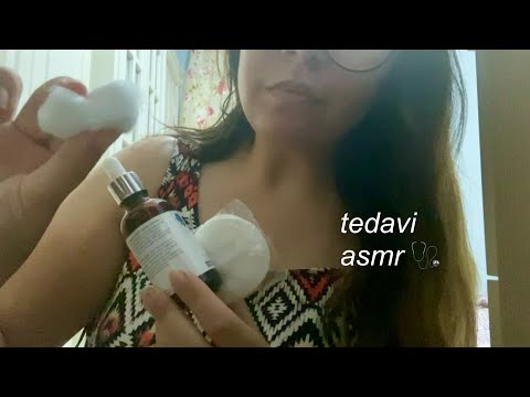 yüzündeki yarayı temizliyorum asmr (türkçe asmr) sakız sesleri