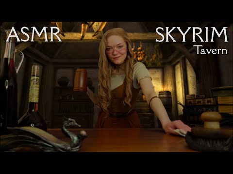 ASMR 🏹🍺 Just a normal Skyrim Tavern.