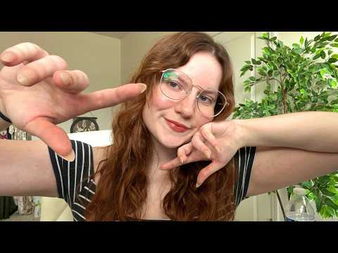 ASMR Mouth Sounds With Tingly Hand Movements