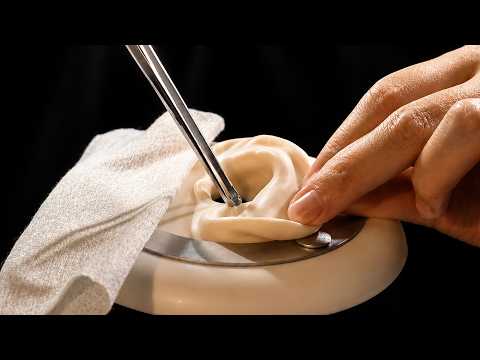 ASMR 잠깐만요..귀 안에 뭐가 걸렸는데요? 귀청소 (노토킹)