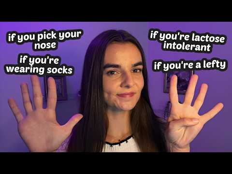 ASMR Put a Finger Down | If You Say Yes 10 Times, You Can Go To Sleep
