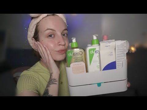 ASMR Mi rutina de SKINCARE mientras hablamos