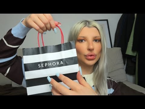 ASMR | Mini Sephora & Drugstore Haul 💄 Tapping & Scratching On The Products 💫 So Tingly 