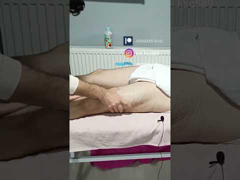 TURKISH MASSAGE THAT INCREDIBLY LOOSES THE QUADRICEPS #satisfying #relaxing #asmr #shorts #massage