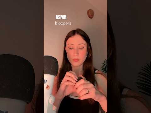 ASMR blooper or anticipation asmr? 😂 #asmr #asmrbloopers #asmrshorts