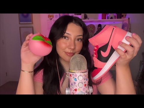 ASMR PINK TRIGGERS 💗🌸🎀🐷