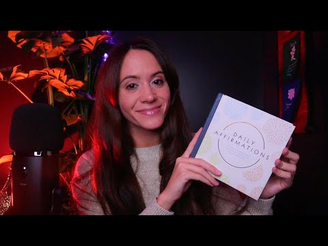 ASMR / Affirmations For Love And Relationships (whispering, tapping, page turning)