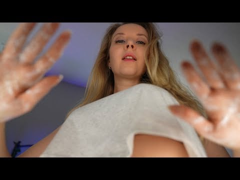 ASMR I'll wash your head soo gentle 💆🏻‍♀️ Shampooing and styling your hair