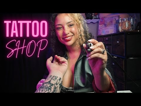 ASMR Relaxing Tattoo on a Real Person | Personal Attention & Aftercare (South African Accent)