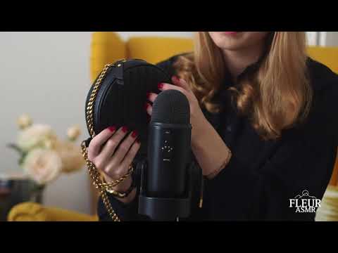 ASMR ✨ Fast tapping on leather bag ✨ no talking