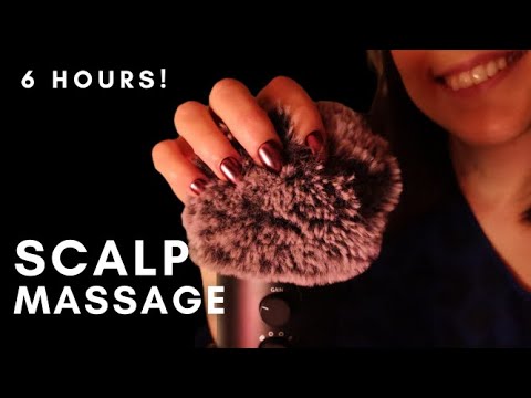 ASMR - 6 HOURS SCALP MASSAGE SCRATCHING | scratch aggressive and intense FOR EXTRA TINGLES | No talk