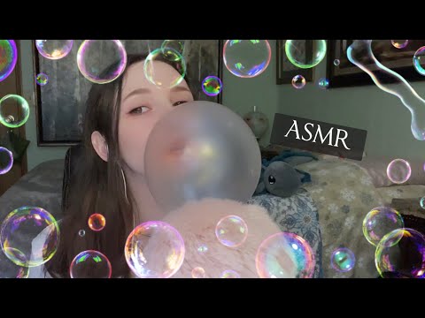 ASMR 🫧💥 Popping & Snapping Bubble Gum ┊No Talking, Mouth Sounds, Gum Chewing