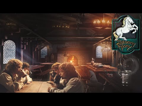 Prancing Pony Inn [ASMR] Lord of the rings Ambience 🍺 Village of Bree ⋄ 2 Rooms