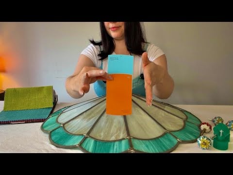 ASMR interior design consultation (lighting, colors, textiles, hardware) 
