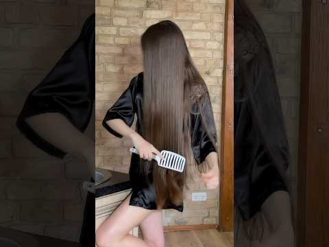 Good night) have a beautiful dreams! #asmr #hairplay #hairbrushing