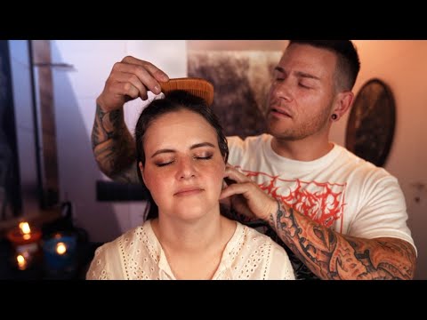 ASMR | What Matters Most | Hair Brushing, Combing, Shoulder & Neck Massage | Soft Spoken Male Voice