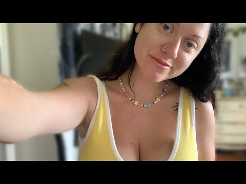 ASMR Shirt Scratching & Soft Spoken Rambling (fast & aggressive)