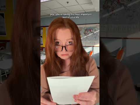 pov: you’re taking the most important test of your life #school #teacher #proctoredexam #sats